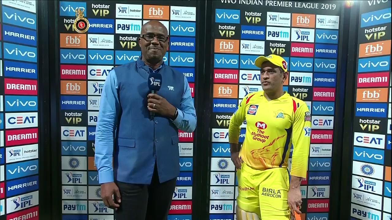 M39: RCB vs CSK – MS Dhoni Interview