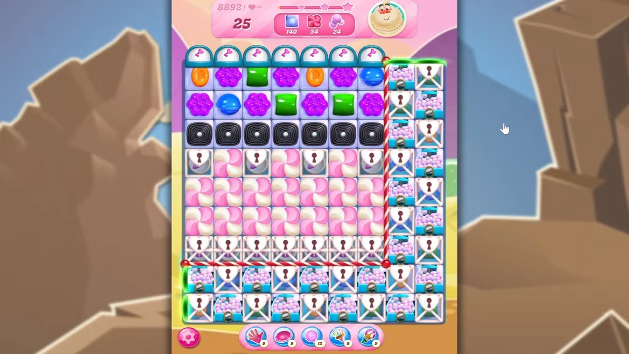 Candy Crush Saga LEVEL 8892 NO BOOSTERS (new version)🐟☑️