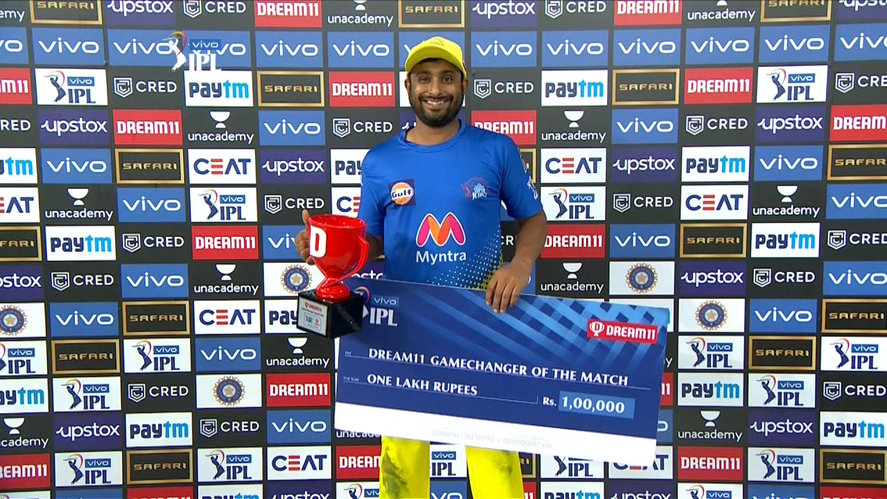 M50: DC vs CSK – Dream11 GameChanger of the Match – Ambati Rayudu