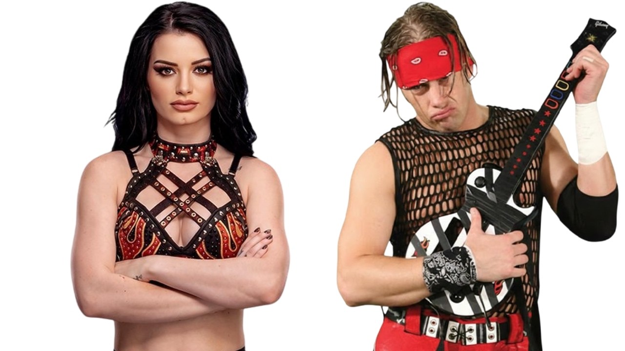 Paige vs Jimmy Rave - Swinging Leg Hook Fireman's Carry Slam
