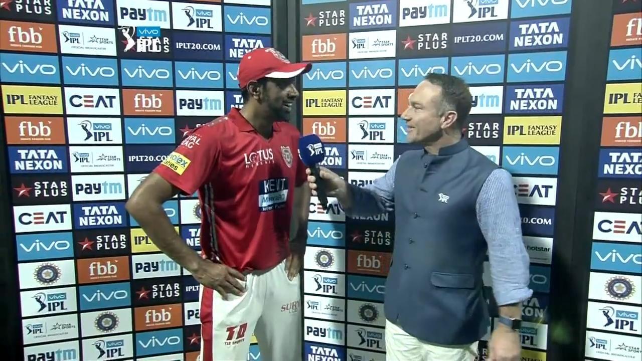 M08: RCB vs KXIP – Ravichandran Ashwin Interview