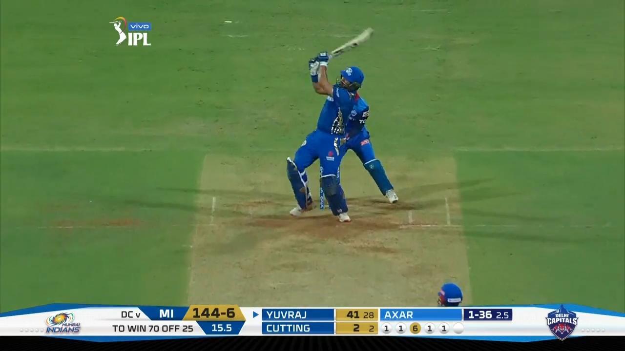 M03: MI vs DC – Yuvraj Singh Six