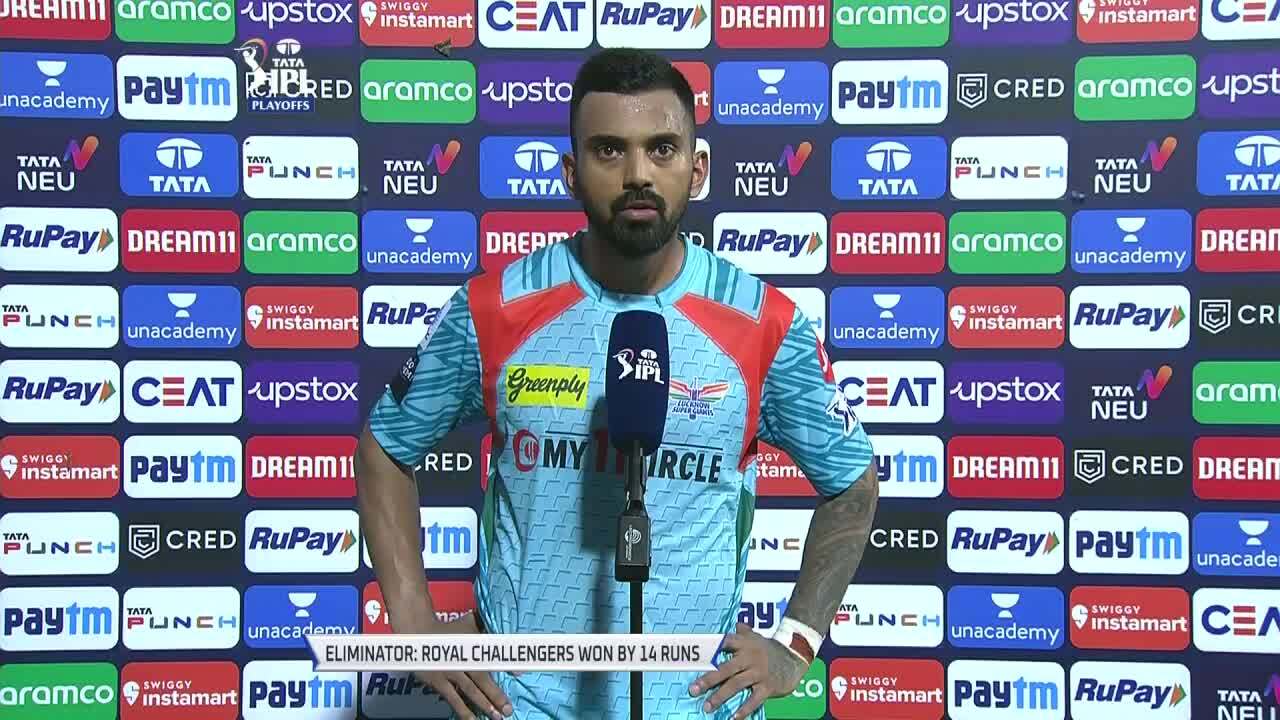 Eliminator: LSG vs RCB – KL Rahul Interview