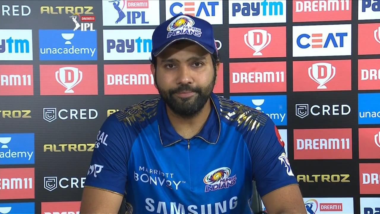 The loss against SRH is a good learning for us: Rohit Sharma background