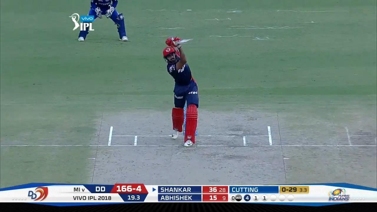 M55: DD vs MI – Vijay Shankar Six