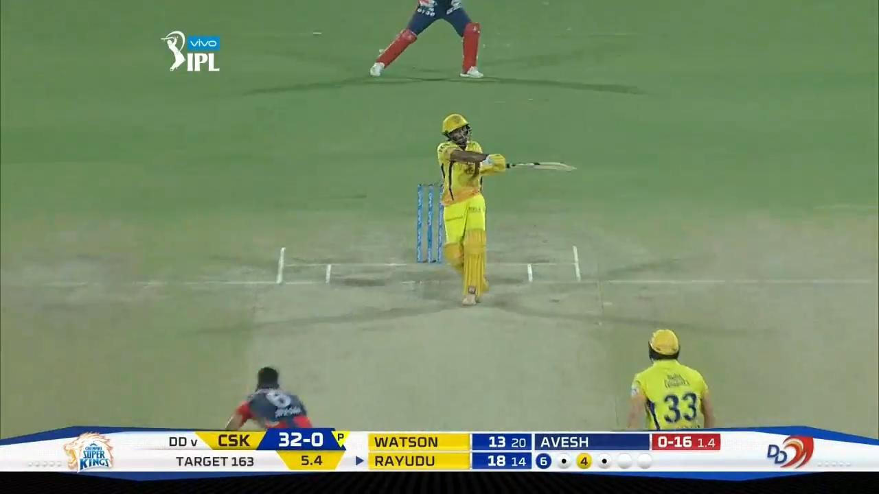 M52: DD vs CSK – Ambati Rayudu Six
