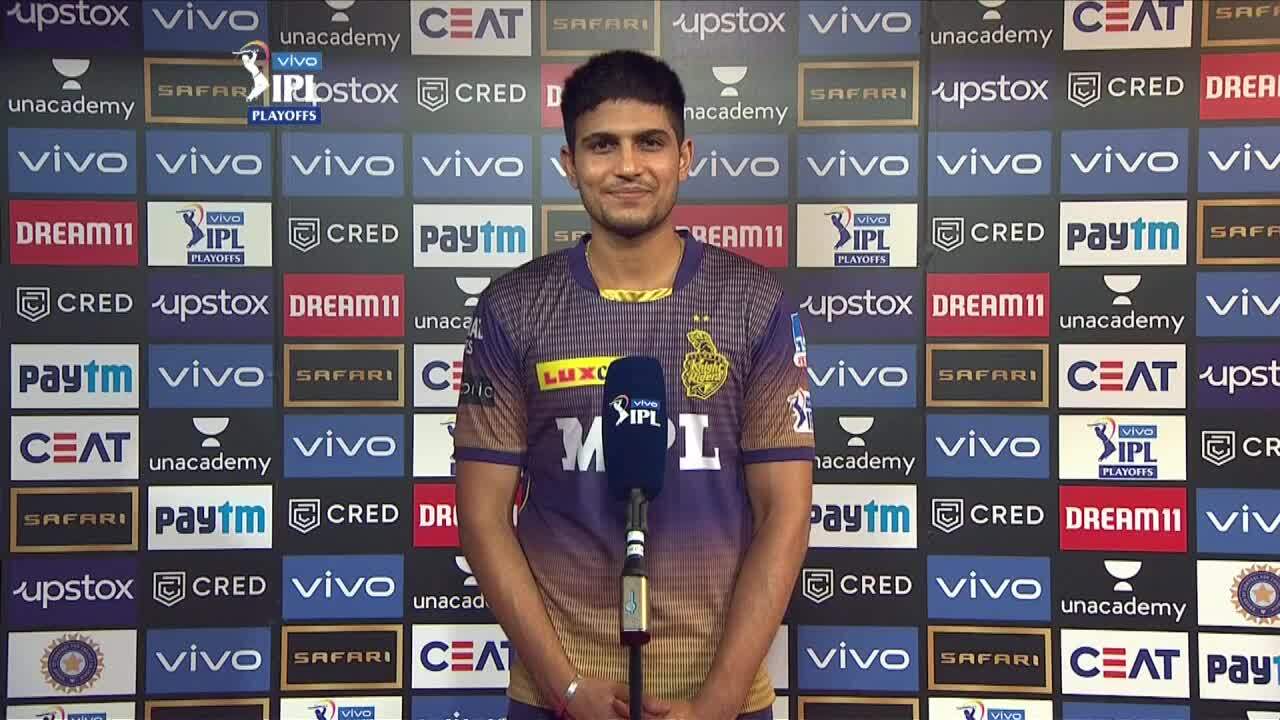 Eliminator: RCB vs KKR – Shubman Gill Interview background