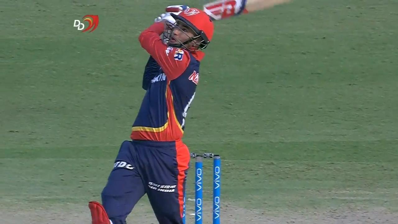 Abhishek's sweet sound off the bat - SIX