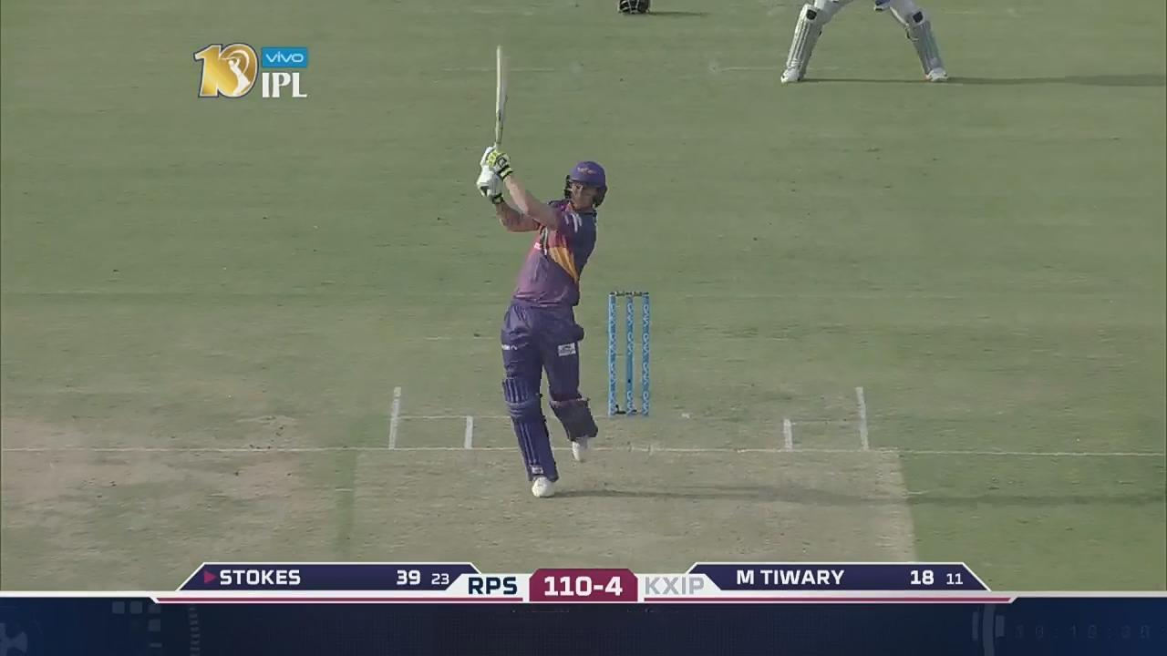 M4: KXIP vs RPS – Ben Stokes Six