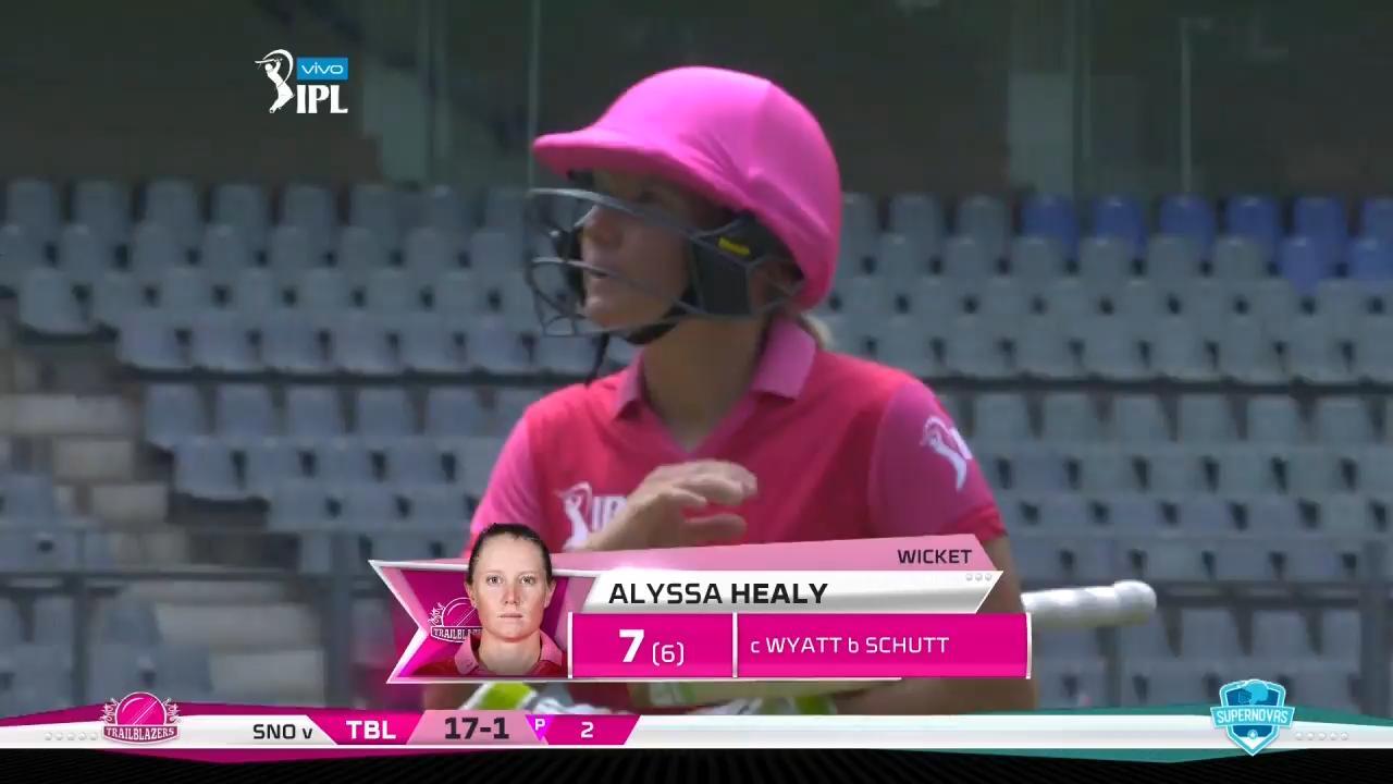 Trailblazers vs Supernovas – Alyssa Healy Wicket