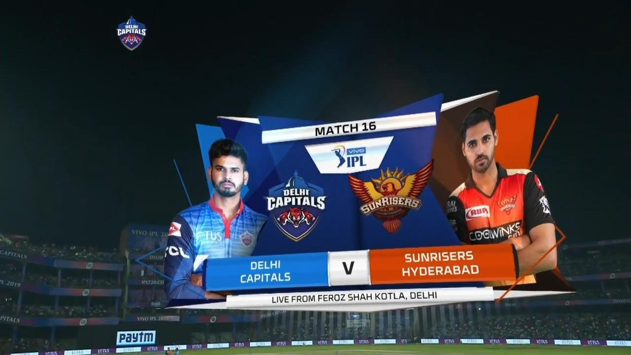 IPL 2019 M16: DC vs SRH – Match Highlights background