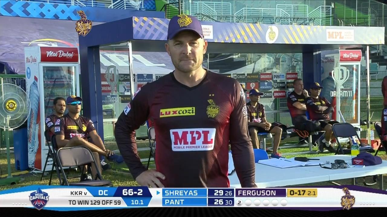 M42: KKR vs DC – Brendon McCullum Interview background