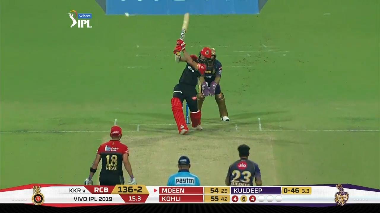 M35: KKR vs RCB – Moeen Ali Six background