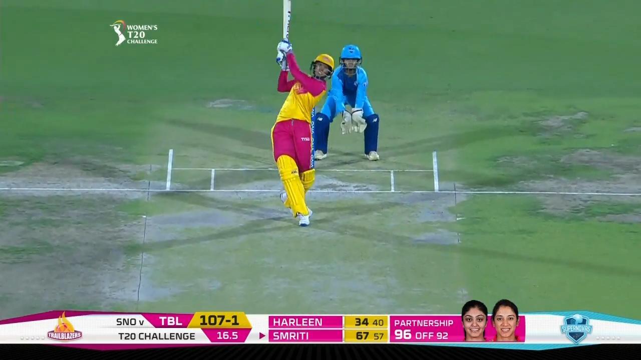 M01: Trailblazers vs Supernovas – Smriti Mandhana Six