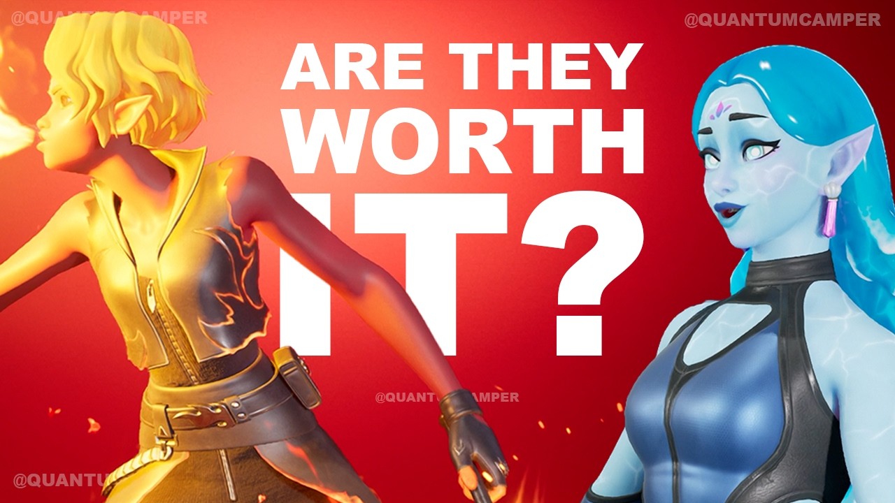 In Depth Fortnite & Item Shop Review w/ QUANTUM CAMPER 5-9-26 Lady Flamespark & Waveflow Game Play