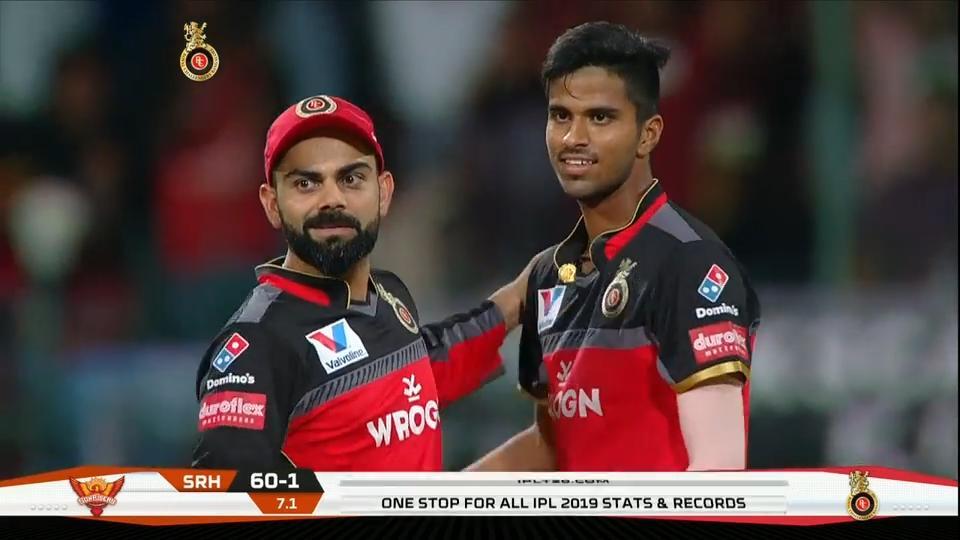 Washington Sundar keeps it tight with 3-wicket haul background