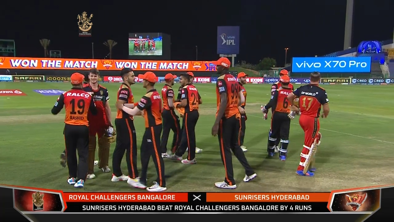 Bhuvi's magnificent final over spoils RCB’s party