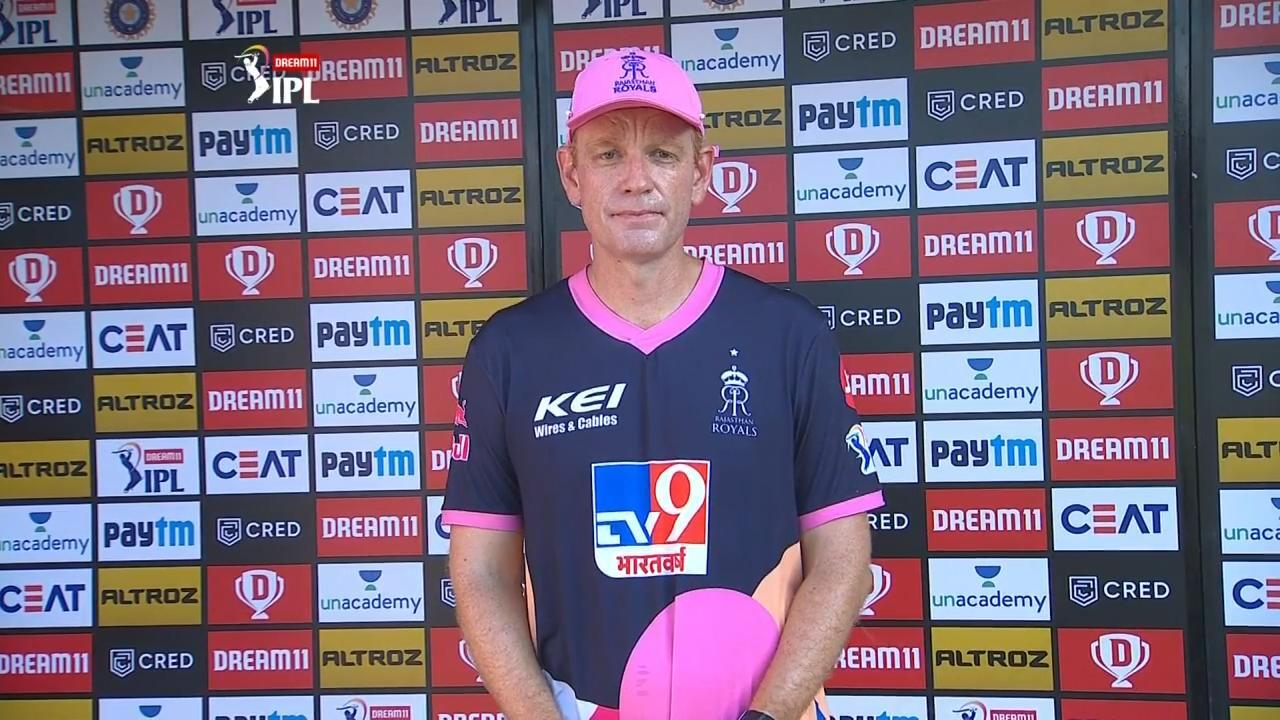 M04: RR vs CSK – Andrew McDonald Interview background