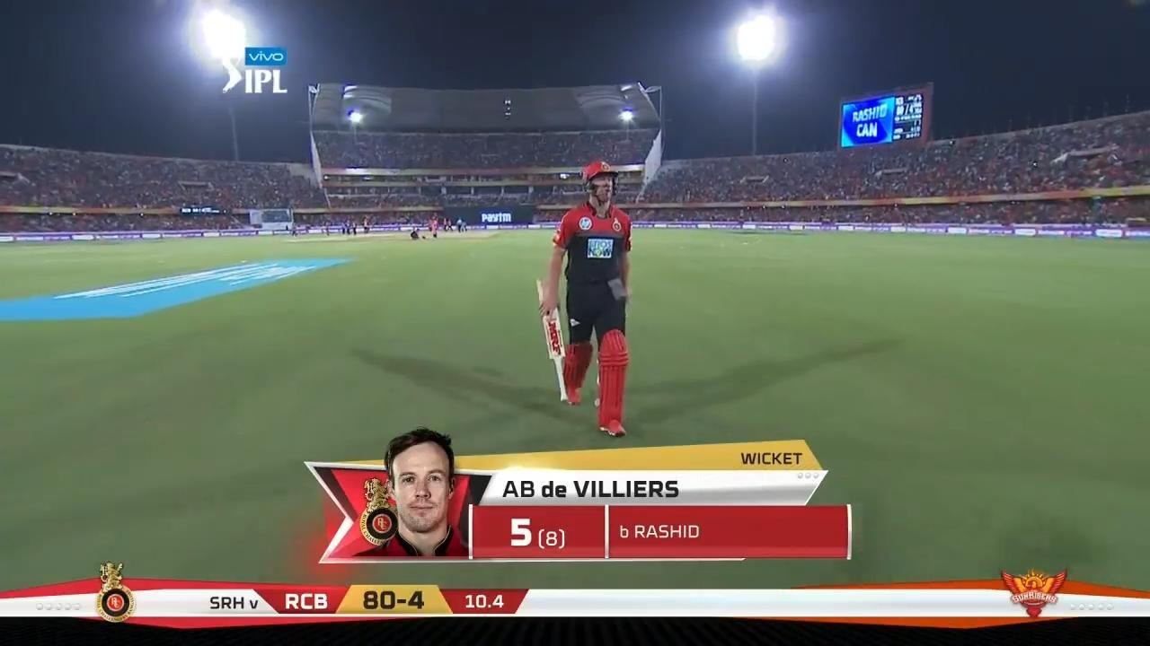 M39: SRH vs RCB – AB de Villiers Wicket background