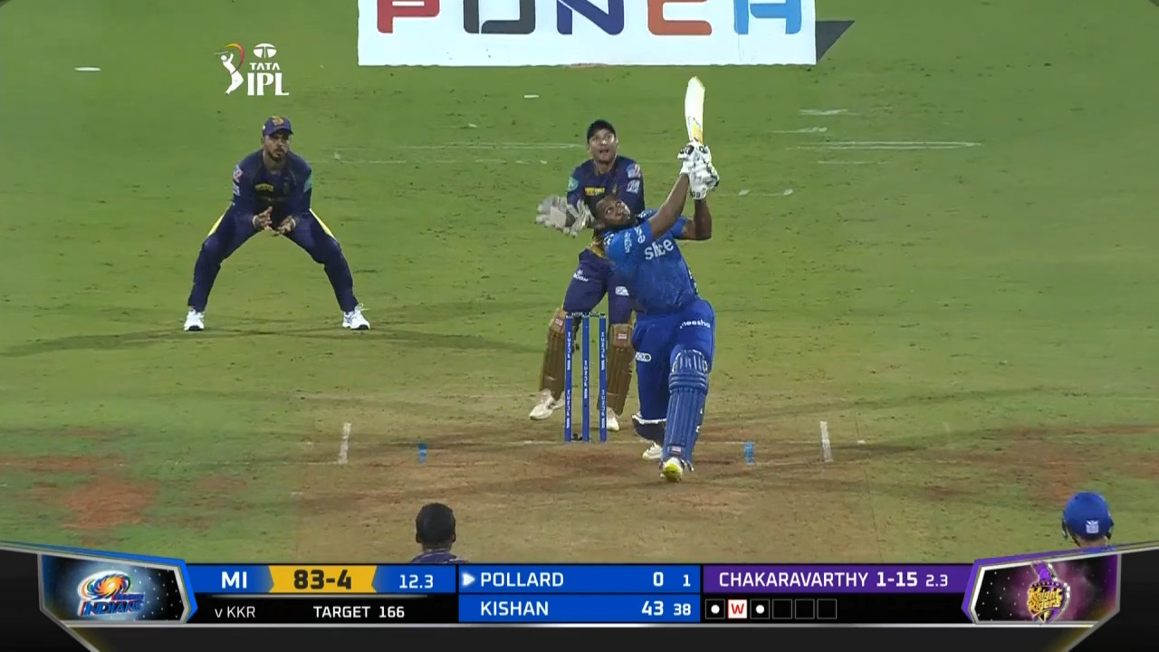 M56: MI vs KKR – Kieron Pollard Six