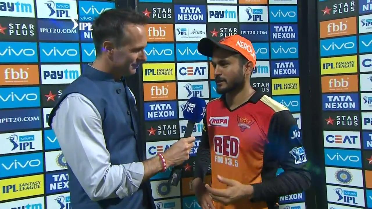 M010: KKR vs SRH – Manish Pandey Interview
