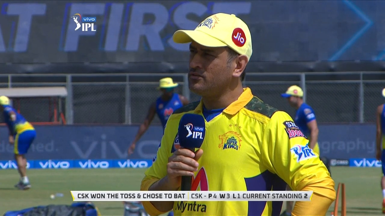 M19: CSK vs RCB – Toss background