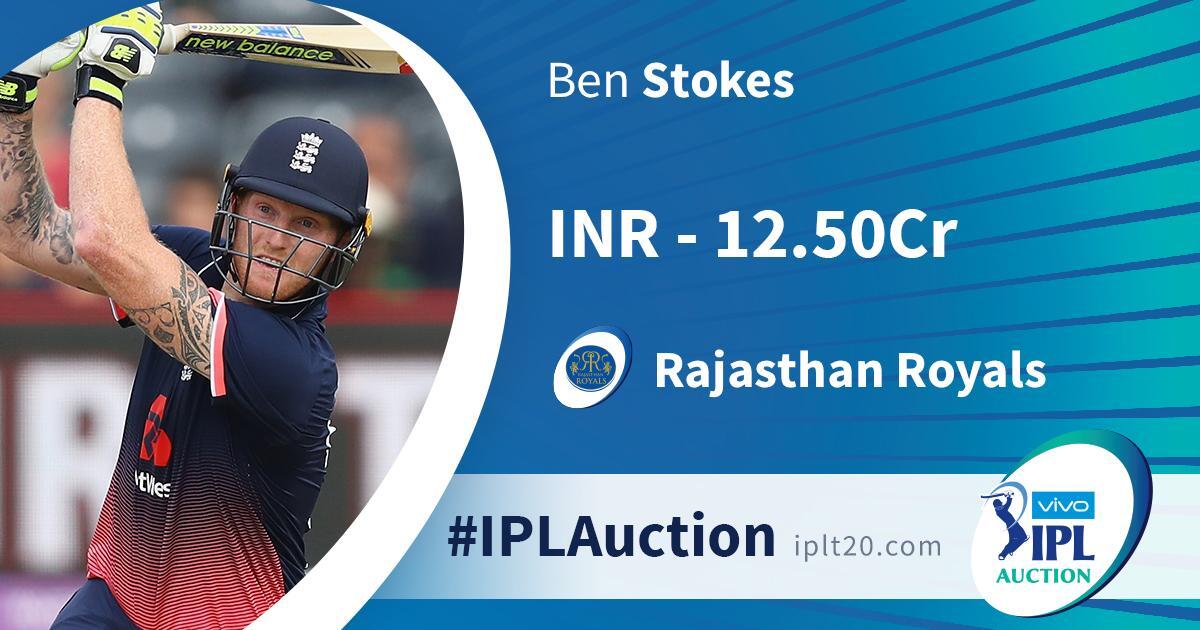IPL Player Auction 2018: The Big Ben clocks INR 12.50 Cr