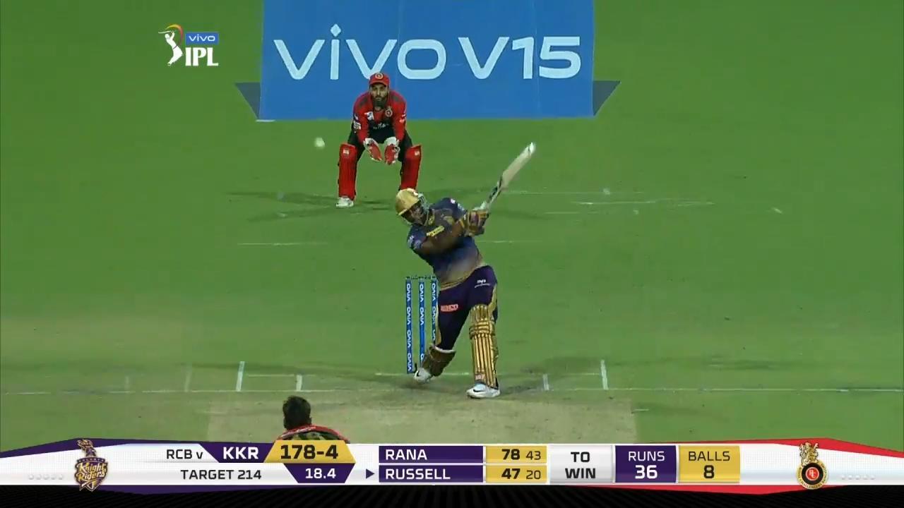 M35: KKR vs RCB – Andre Russell Six