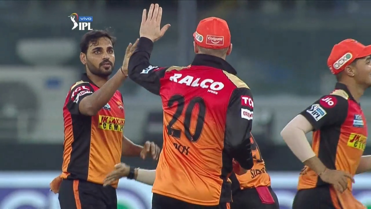 M40: SRH vs RR – Fall of Wickets