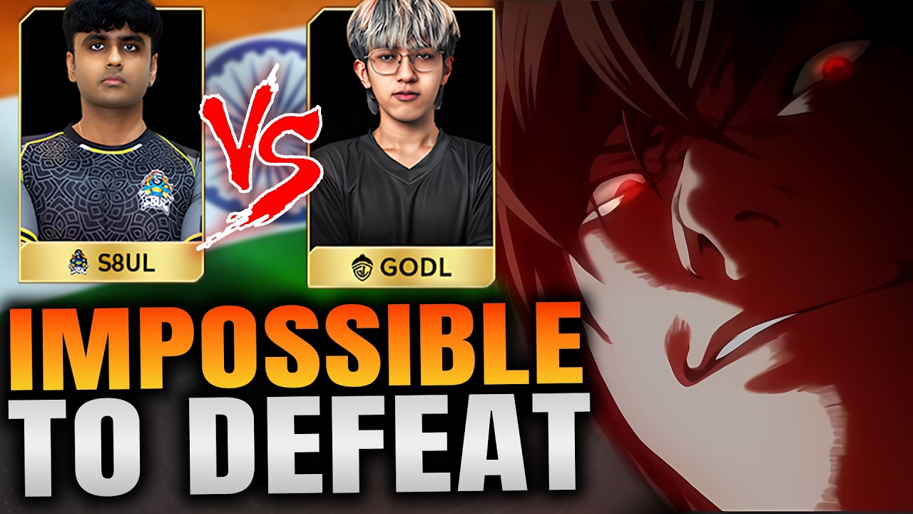 India’s BIGGEST Esports Team! S8UL Vs GodL