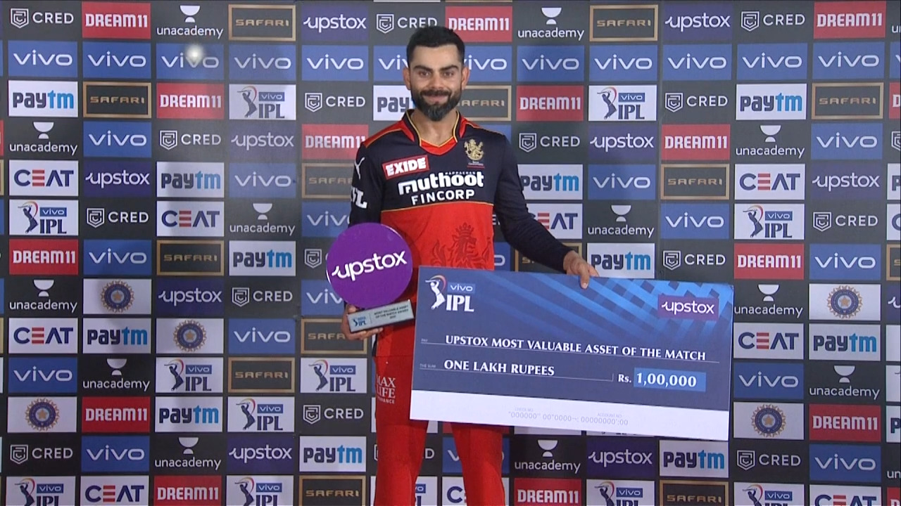M35: RCB vs CSK – Upstox most valuable Asset of the match – Virat Kohli