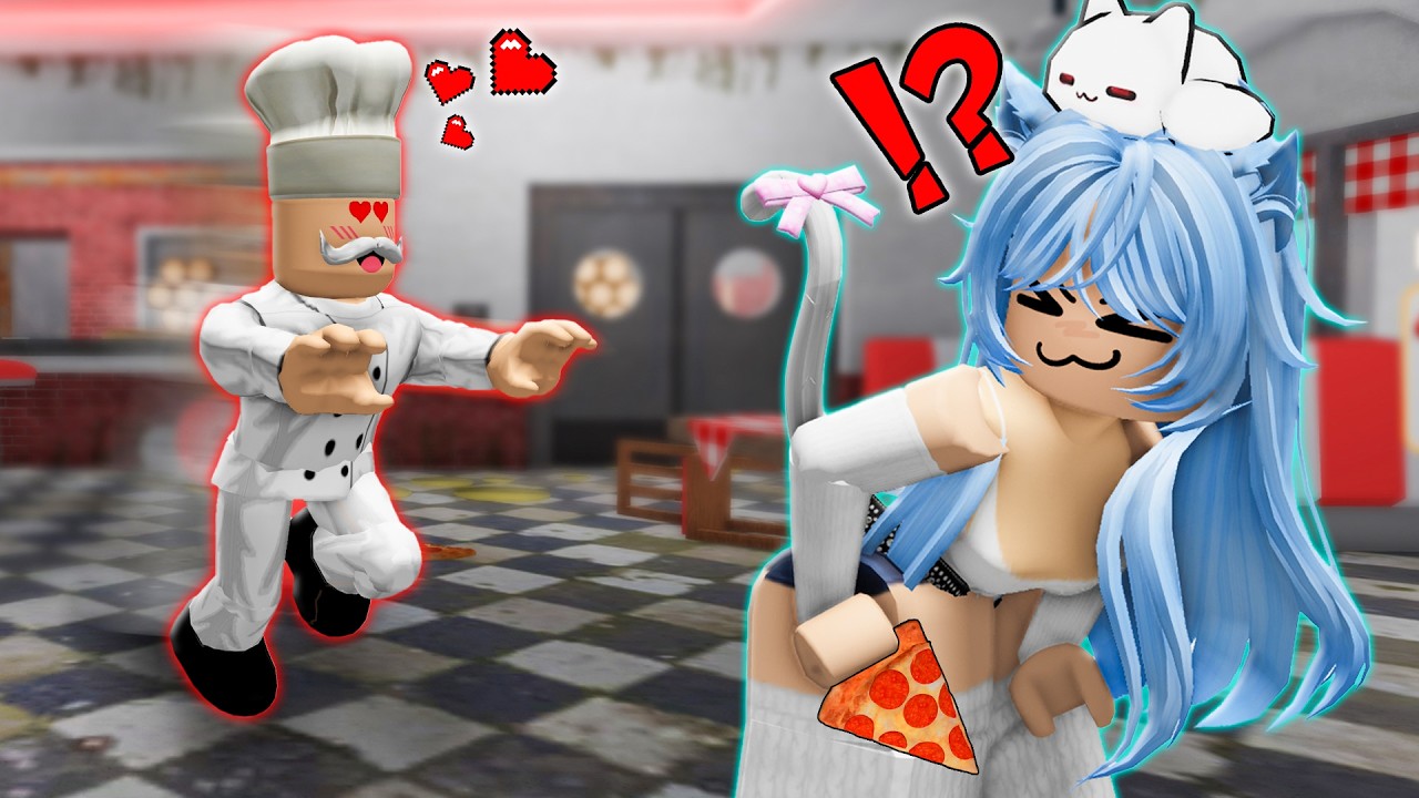 ROBLOX Escape Papa Pizza's Pizzeria! (SCARY OBBY) - FUNNY MOMENTS