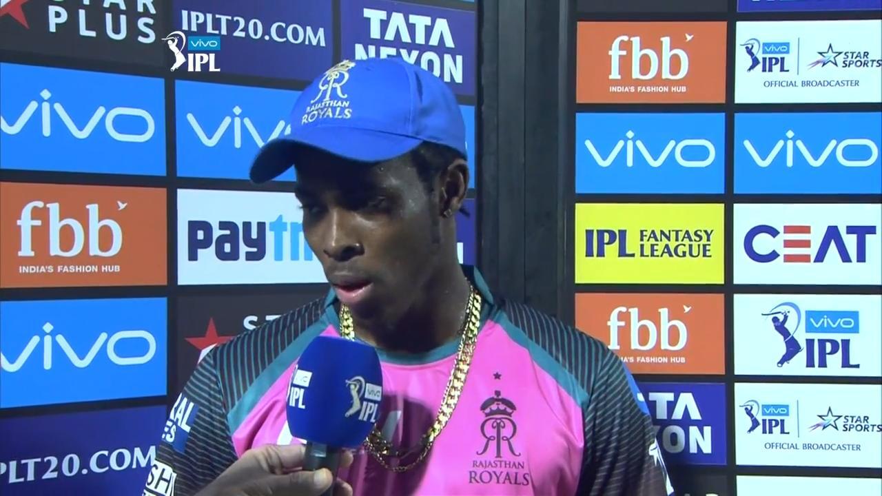 M43: RR vs CSK – Jofra Archer Interview