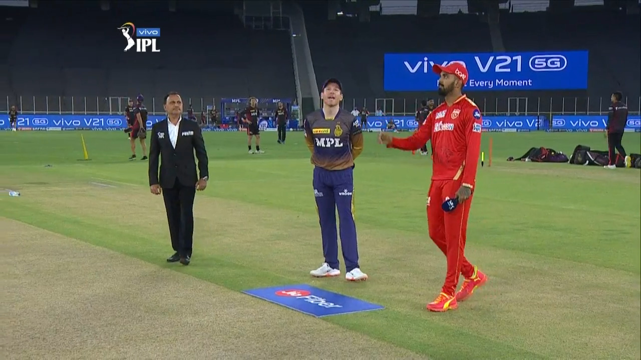 M21: PBKS vs KKR – Toss