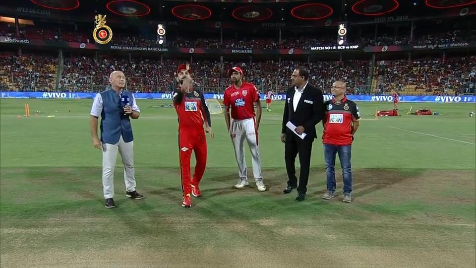 M08: RCB vs KXIP – Toss background