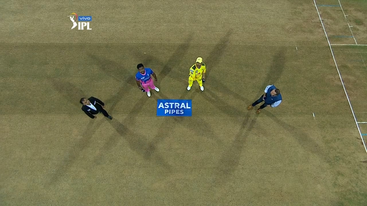 M12: CSK vs RR – Toss background