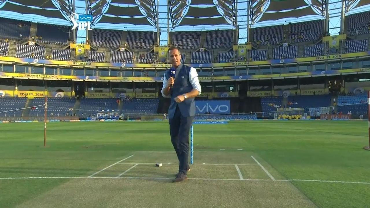 M17: CSK vs RR – Pitch Report background