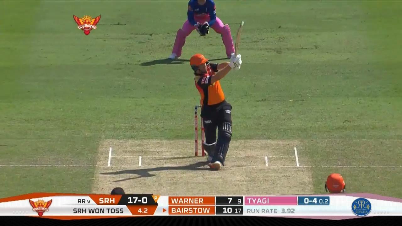 M26: SRH vs RR – Jonny Bairstow Six