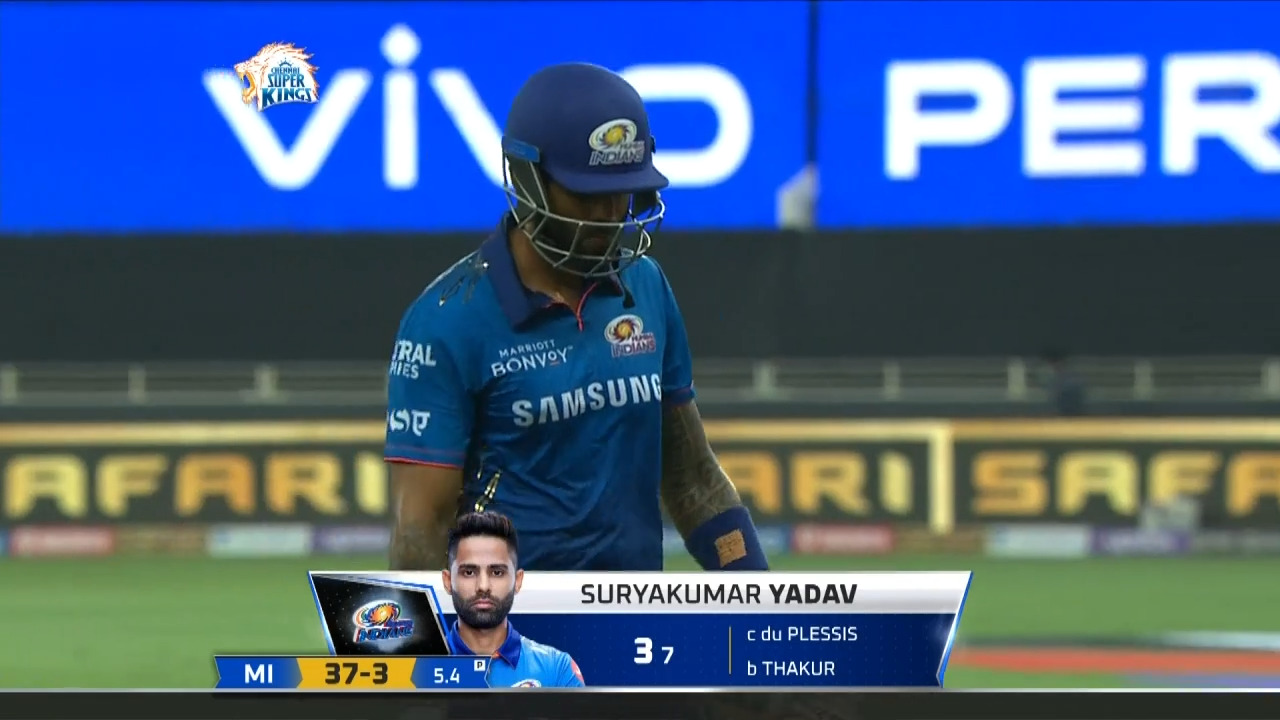 M30: CSK vs MI – Suryakumar Yadav Wicket