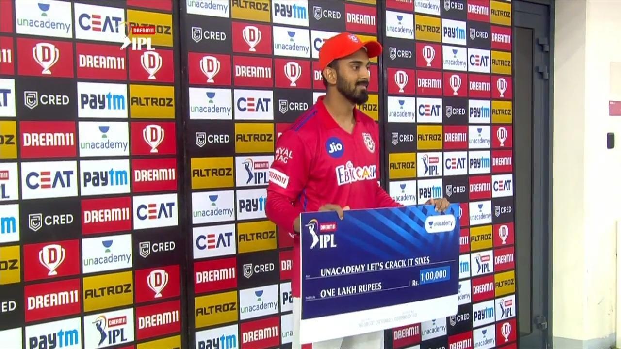 M06: KXIP vs RCB – Unacademy Lets Crack It Sixes of the Match – KL Rahul