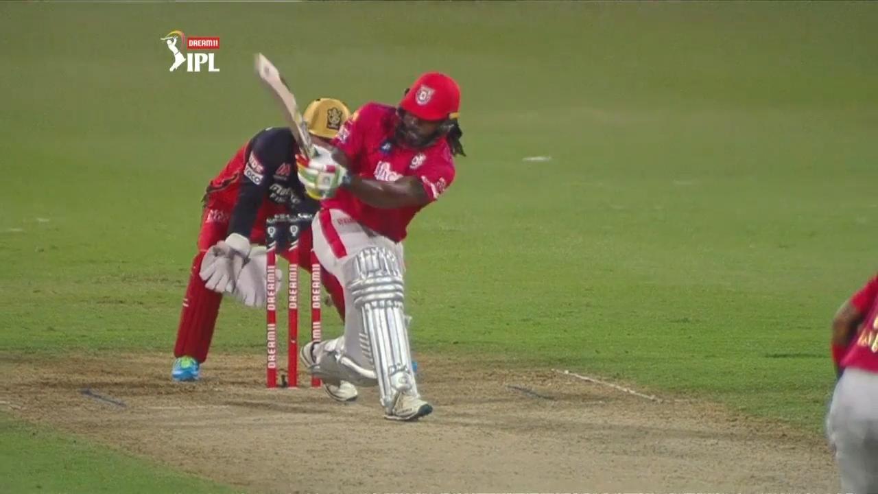 M31: RCB vs KXIP – Chris Gayle Six background
