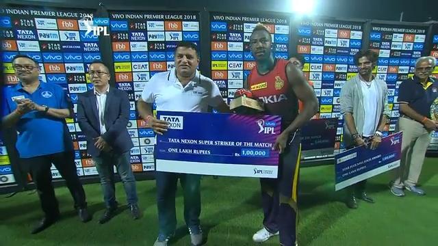 M05: CSK vs KKR – TATA nexon super striker of the match – Andre Russell