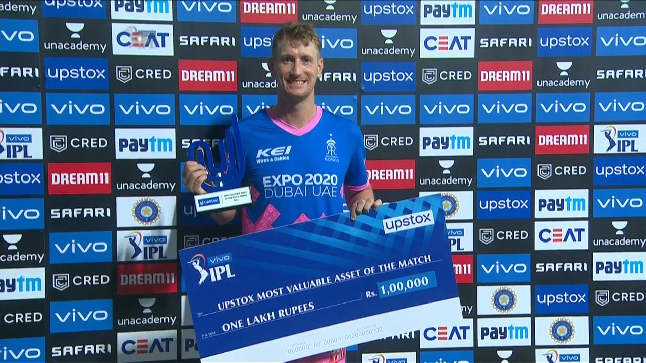 M18: RR vs KKR – Upstox most valuable Asset of the match – Chris Morris