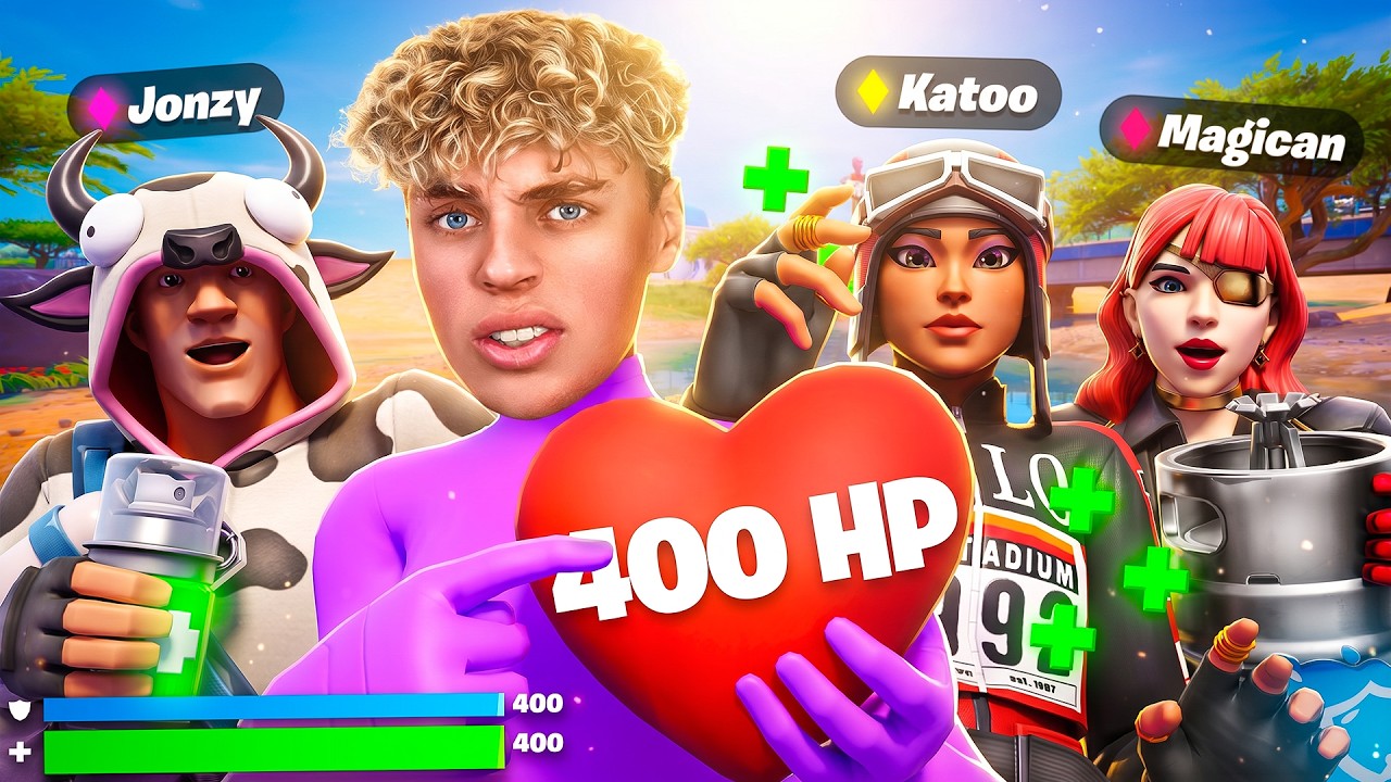Das ERSTE *400 HP* TURNIER in FORTNITE! (Admin Modus)