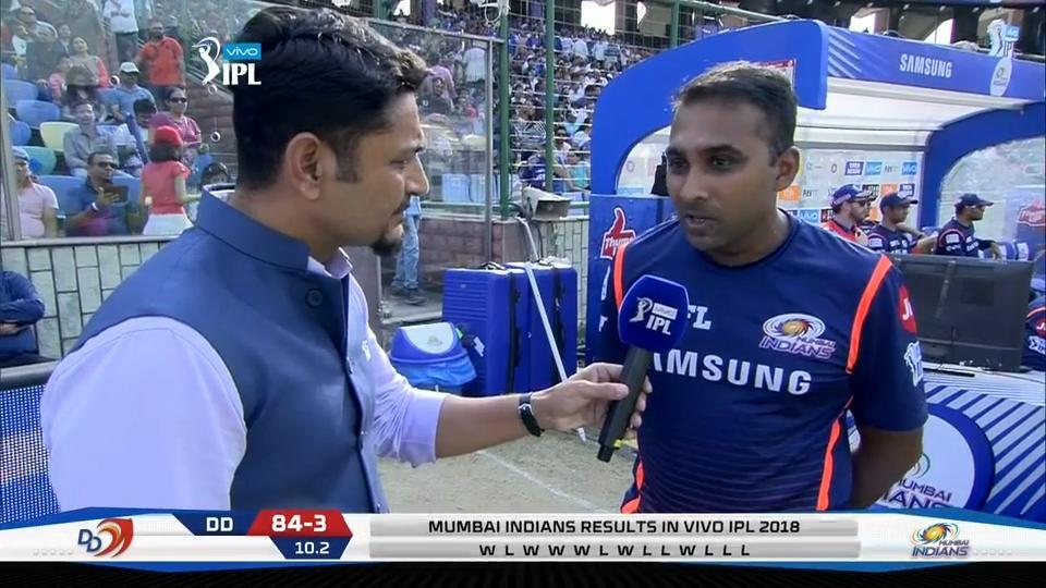 M55: DD vs MI – Mahela Jayawardene Interview background