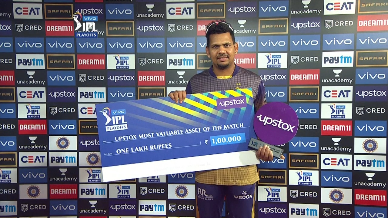 Eliminator: RCB vs KKR – Upstox most valuable Asset of the match – Sunil Narine