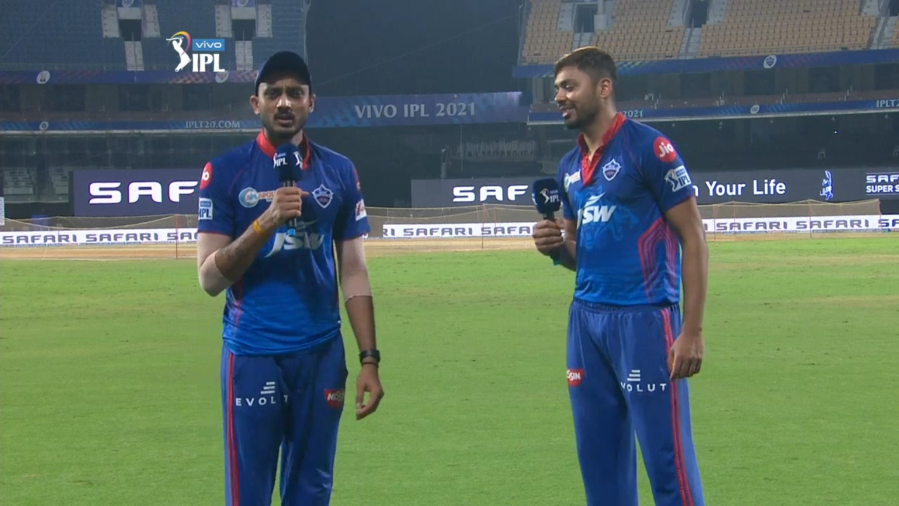 Presenting DC's bowling aces: Axar & Avesh background
