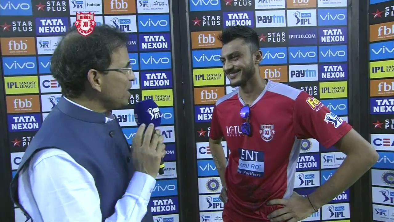 M12: KXIP vs CSK – Axar Patel Interview