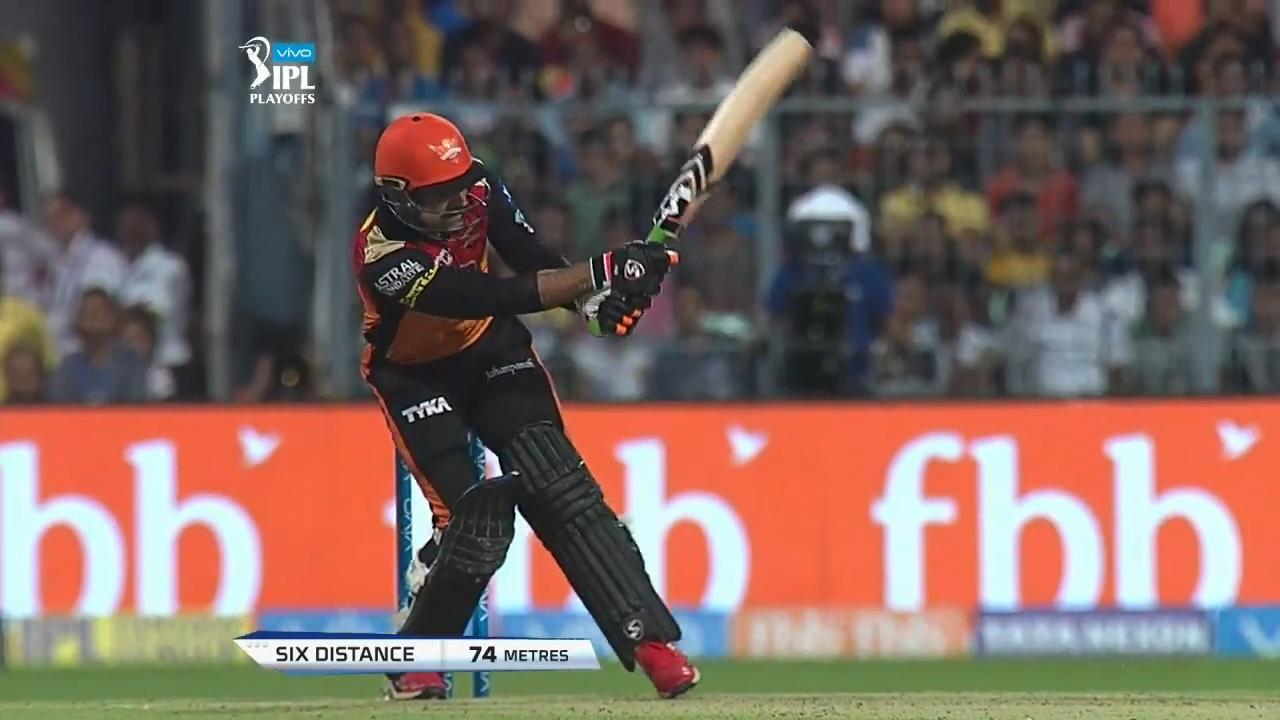 Rashid Khan's one-legged six background