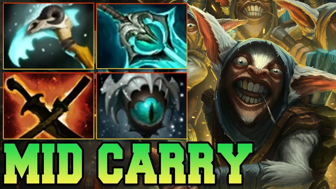 Master Of Meepo !! Meepo Dota 2 Mid Lane New Meta Pro Gameplay Guide Build 7.41 background
